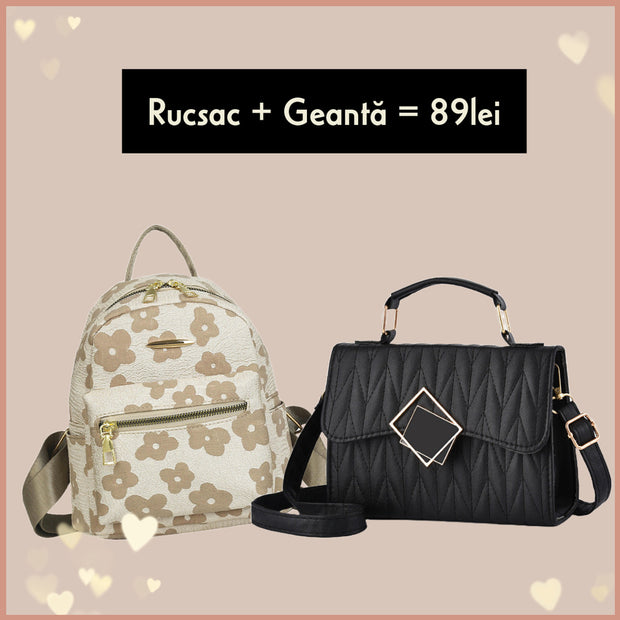 Set DAYANA - Rucsac & Geanta