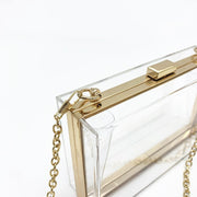 Geanta transparenta clutch Adira - TIARA CONCEPT STORE