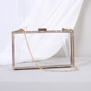 Geanta transparenta clutch Adira - TIARA CONCEPT STORE